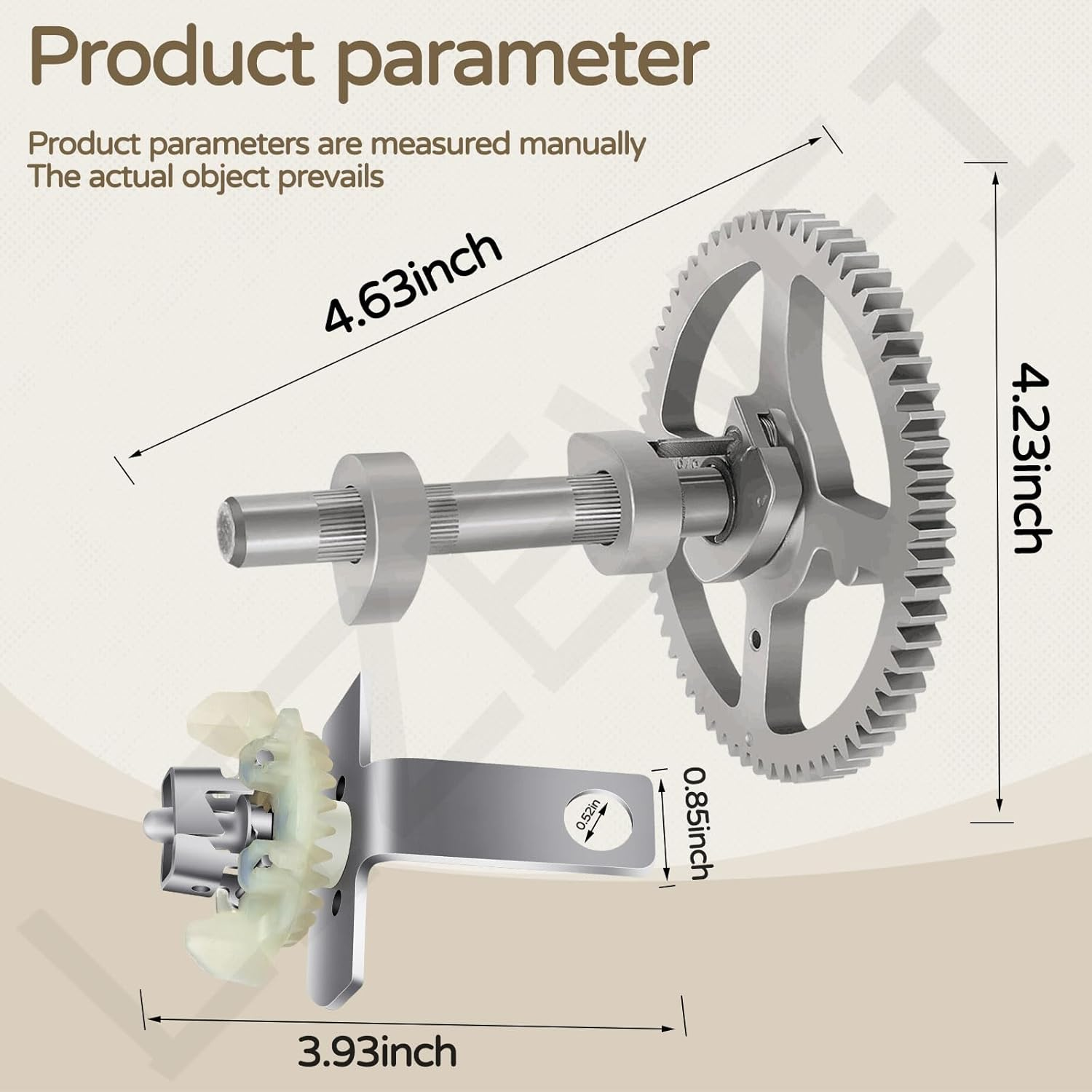 LIZEWEI 84005207 793880 Camshaft Kit W/691968 Governor & Oil Slinger for B&S, Replaces 391764, 490815, 84005207, 792681, Included 697110 272475S Gasket, 690564 Valve Tappet, 795387 Oil Seal image number 3