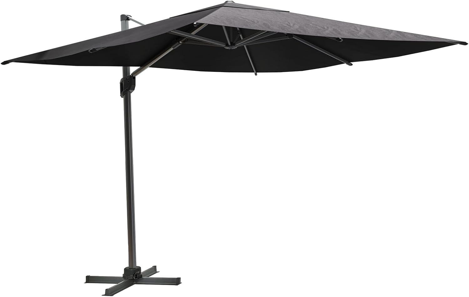 Coolaroo Mindil 3M Square Cantilever Umbrella Charcoal image number 2
