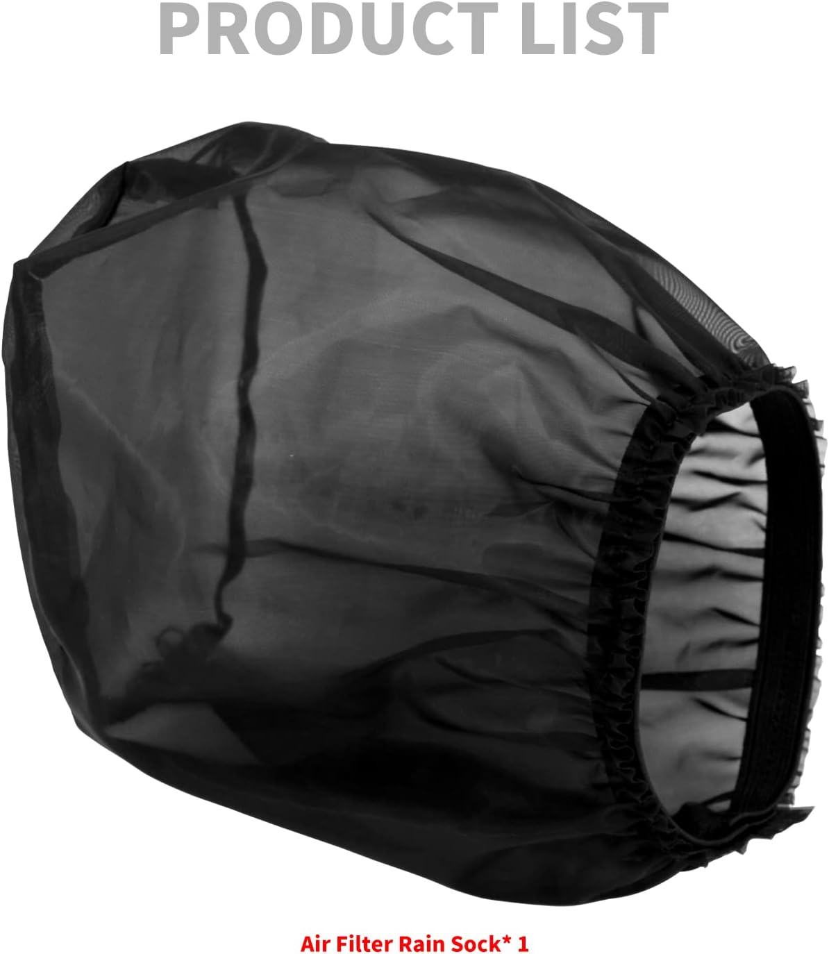 HDBUBALUS Motorcycle Air Filter Rain Sock Dustproof Protective Cover Fit for Harley 117 Dyna Sportster Touring Softail Air Cleaner Kits