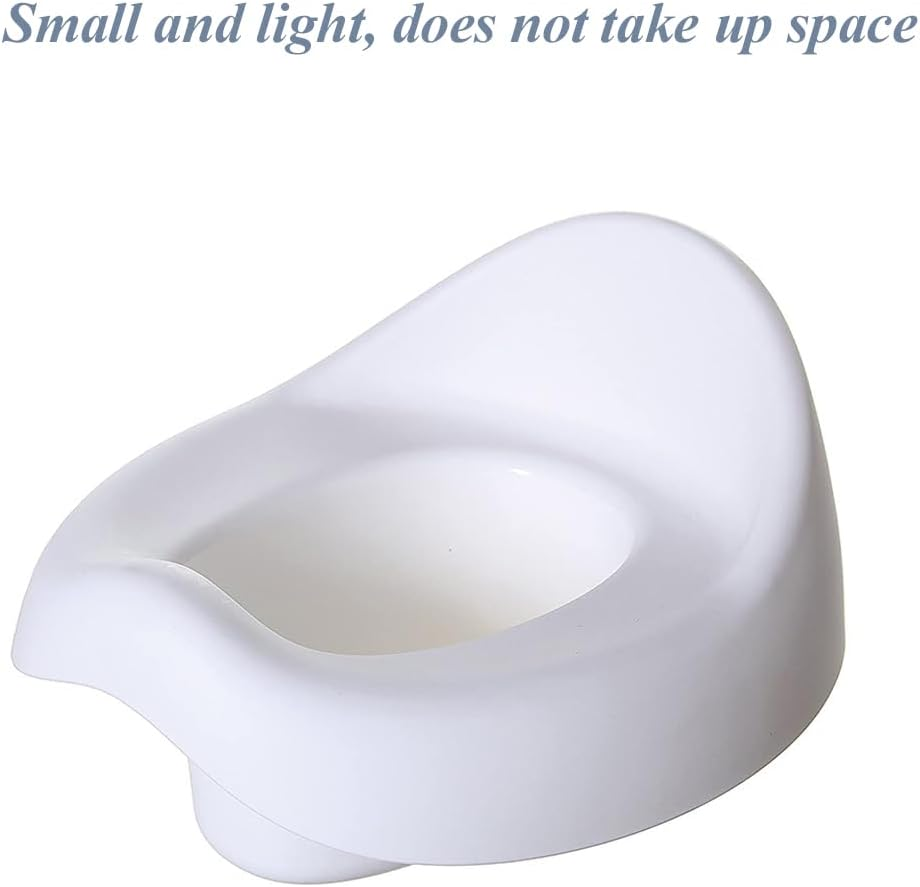 Toddler Toilet Training Potty Chair, Potty Topper Stepstool, Training Seat with Slip-Resistant Base, Travel Potty Chair for Toddlers 18 Months & above (Grey, 25.5 * 24 CM - Grey image number 1