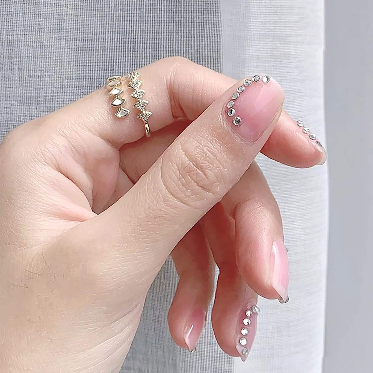 1 Box Nail Art Rhinestone Flat-Back Rhinestone Nail Decoration Super Flash DIY Mixed Transparent White Diamond image number 2