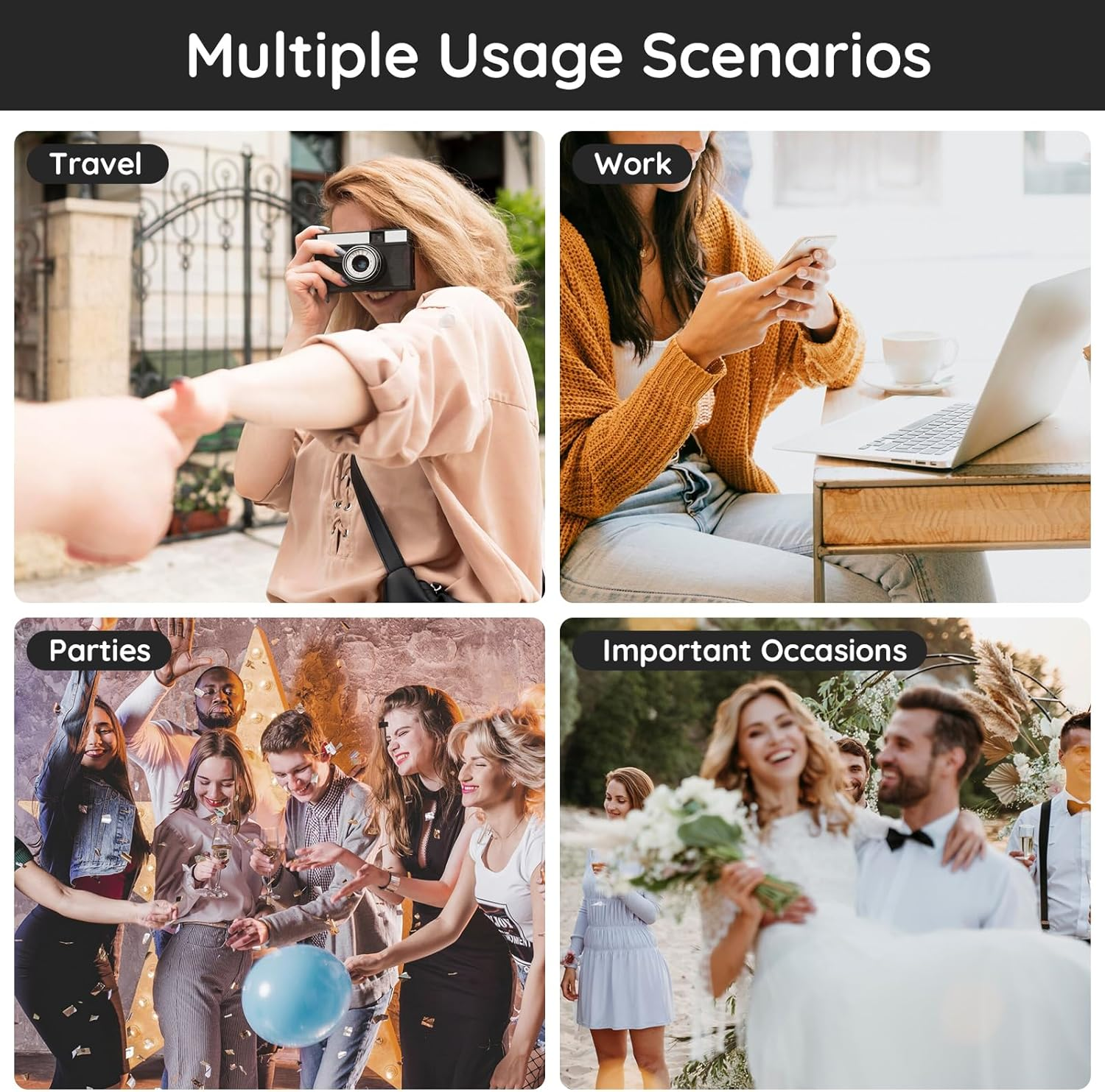 Segbeauty Perfume Atomiser, Pack of 5 Travel Perfume Refillable Bottle, Scent Pump Case 10Ml Perfume Spray Bottle, Portable Small Travel Atomizer for Men (Black) image number 3