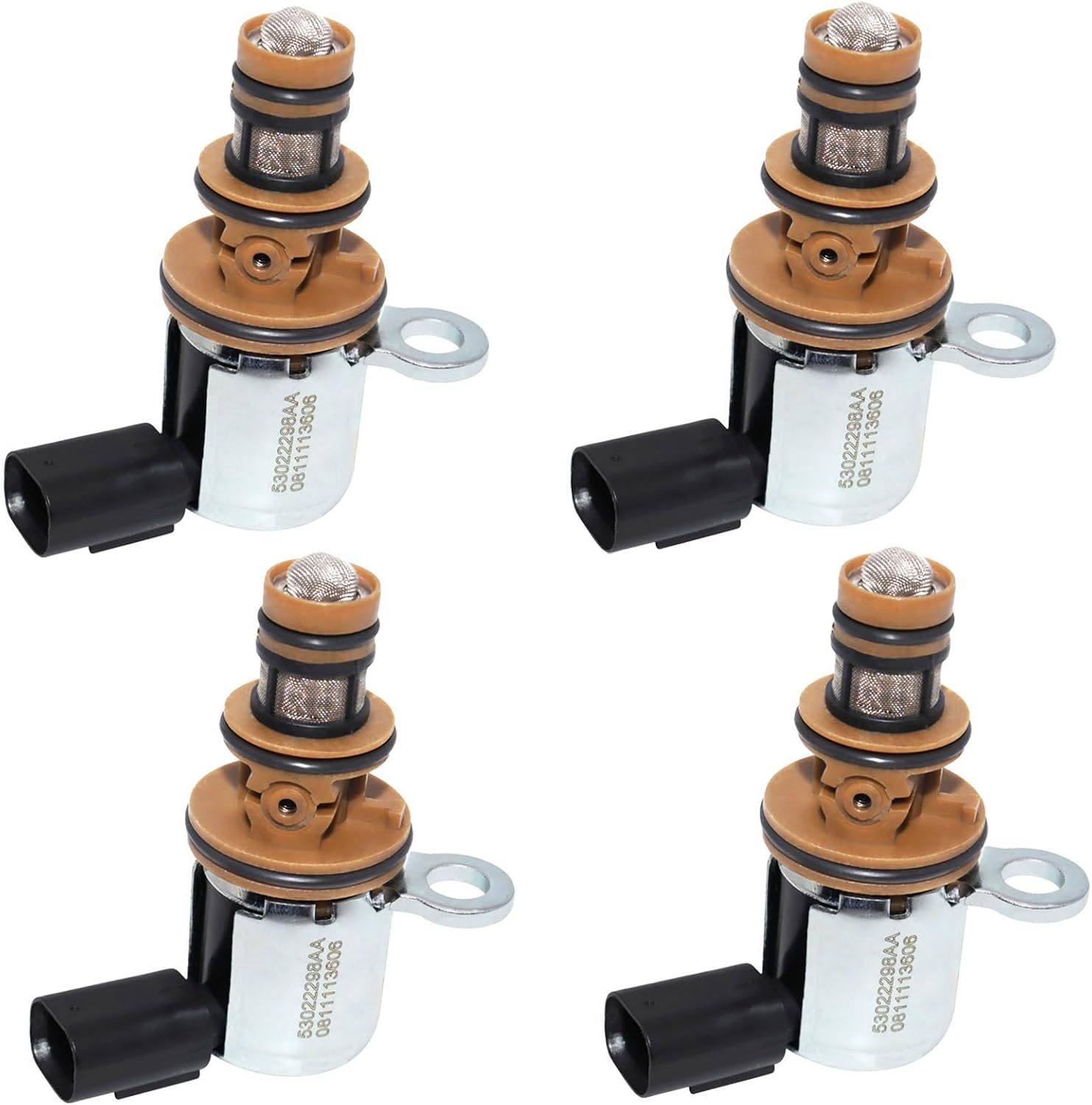 OSKYUO 4 Pack Engine Multiple Displacement System Solenoid 53022298AA Compatible with 10-24 Dodge Ram 1500 Challenger Charger Durango Jeep Commander Grand Cherokee Ram 2500 3500 Chrysler 300 5.7L 6.4L image number 6