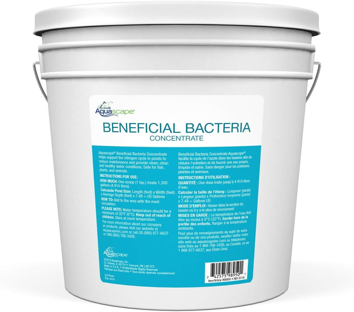 Aquascape Beneficial Bacteria Concentrate Dry Water Treatment, 3.2 Kg image number 1
