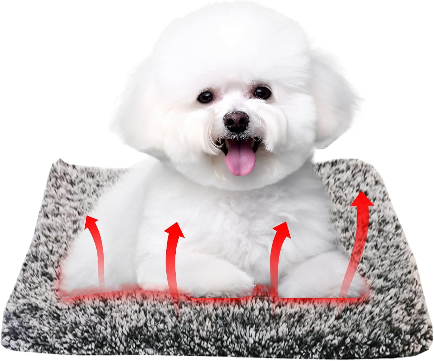 SPORWAY Heat Blanket Cat: Heat Cushion for Cats and Dogs, Self-Heating Blanket Cat, Thermal Blanket Dog Cushion, 40 X 50 Cm, Cat Blanket, Self-Warming, Interchangeable Core, Non-Slip Heating Mat,