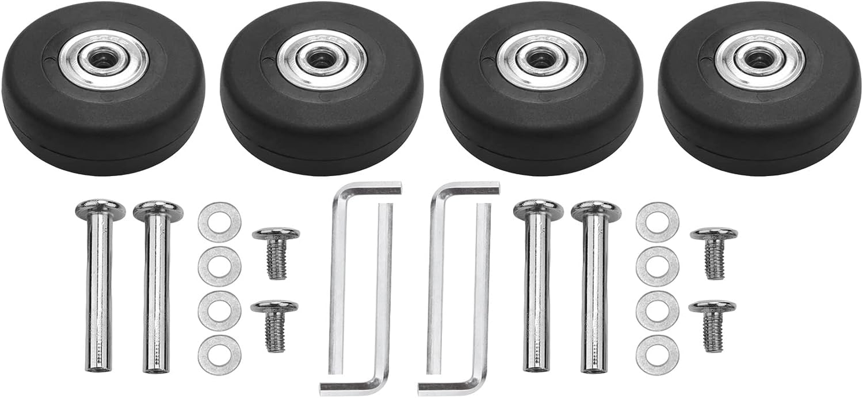 Barbuly OD 50Mm 4 Sets of Luggage Suitcase Replacement Wheels Axles Deluxe Repair Tool image number 1
