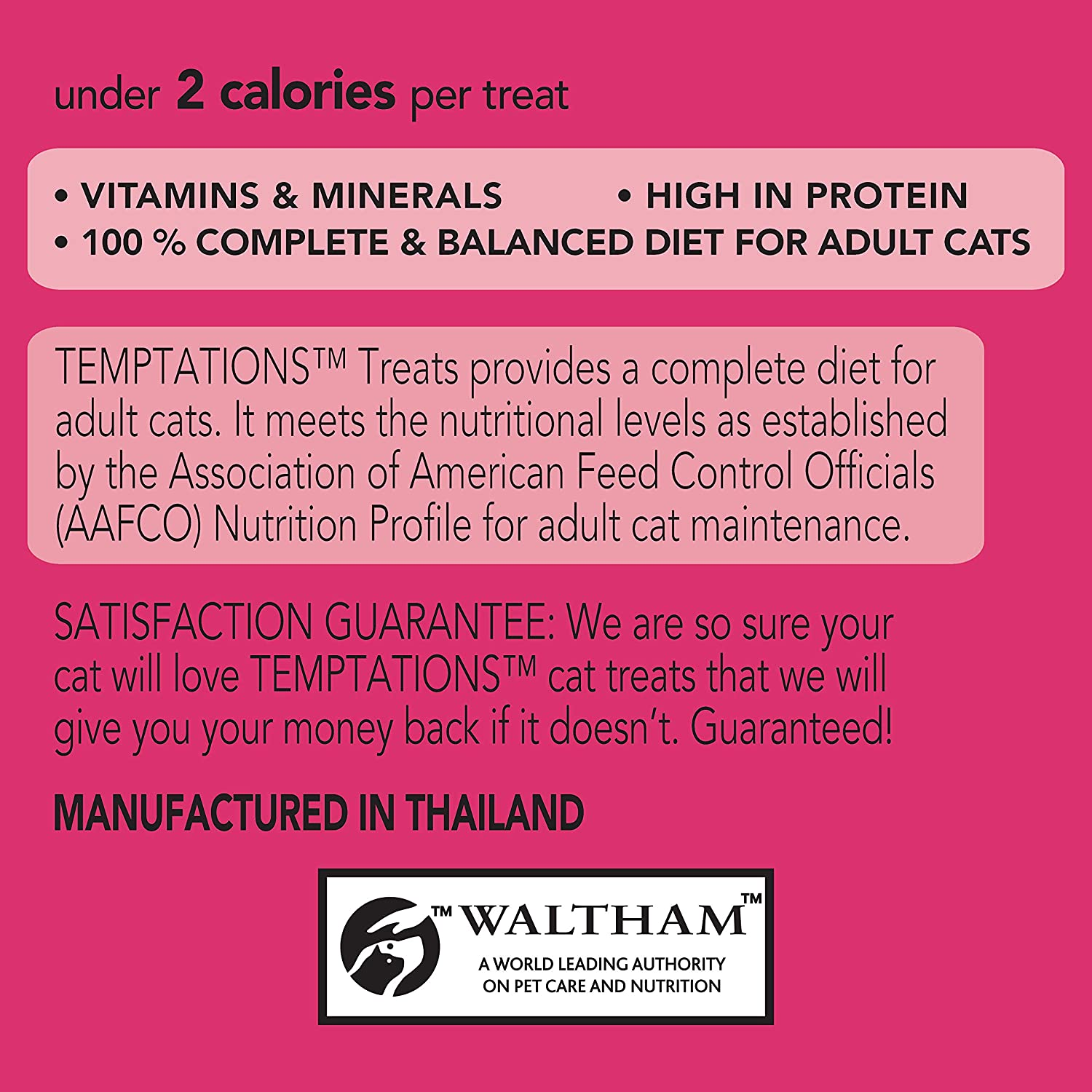TEMPTATIONS Cat Treats Hearty Beef Flavour 350G Bad image number 3