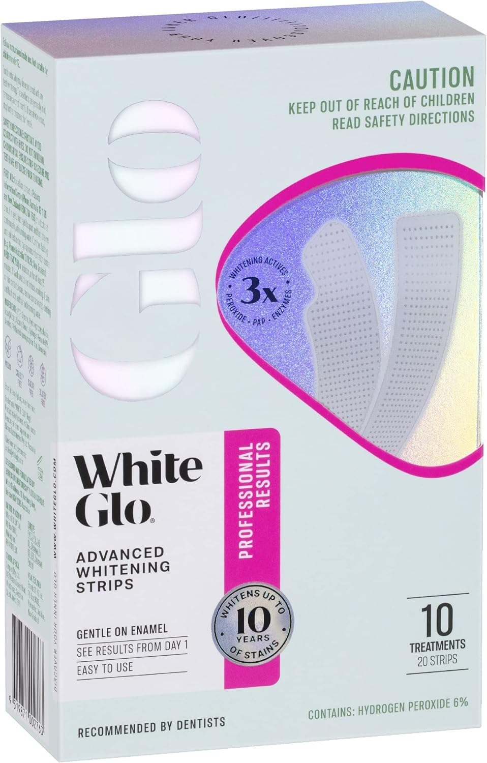 White Glo Advanced Whitening Strips