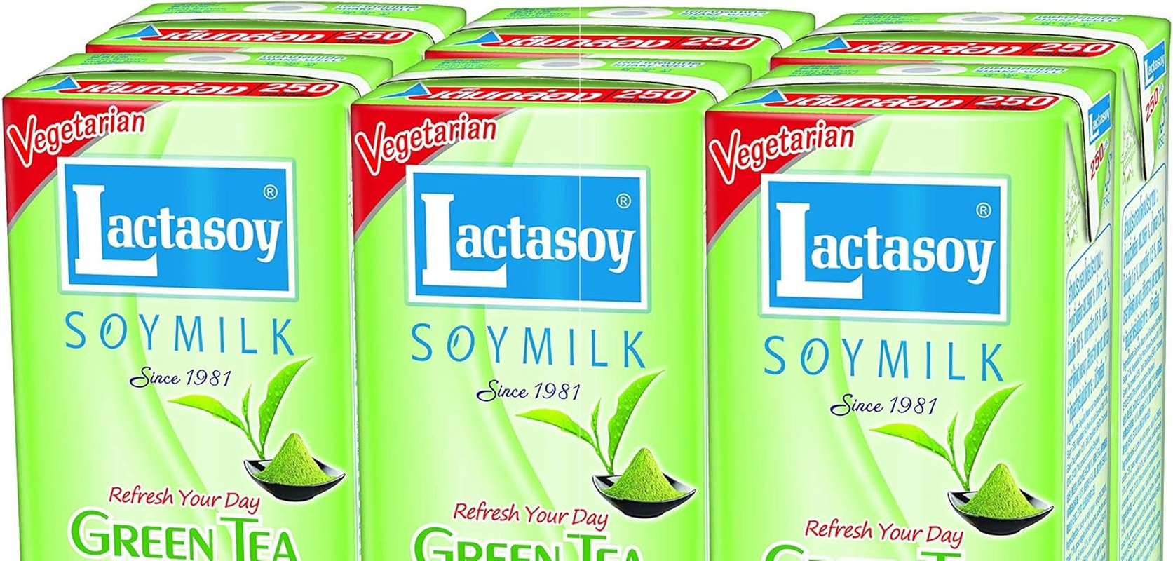 Lactasoy UHT Soymilk Green Tea 250Ml image number 1