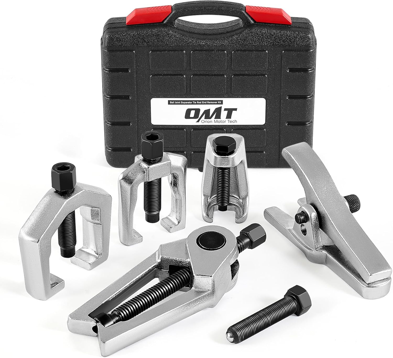 Orion Motor Tech 5PCS Ball Joint Separator Tie Rod End Remover Pitman Arm Puller Service Splitter Removal Tool Kit (BL)