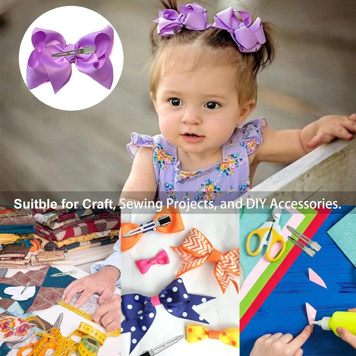 60Pcs 4.5Cm Duckbill Mouth Clips Alligator Clips, Duck Bill Hair Clips Metal Alligator Curl Clips with Holes, Duck Bill Clips Hairdressing Salon Hair Grip