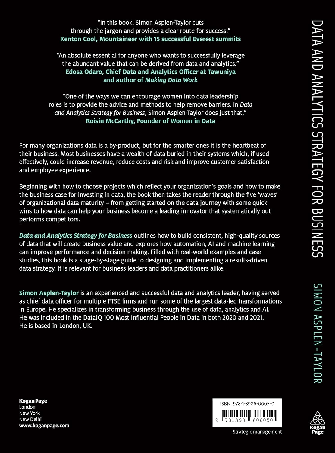 Data and Analytics Strategy for Business: Unlock Data Assets and Increase Innovation with a Results-Driven Data Strategy