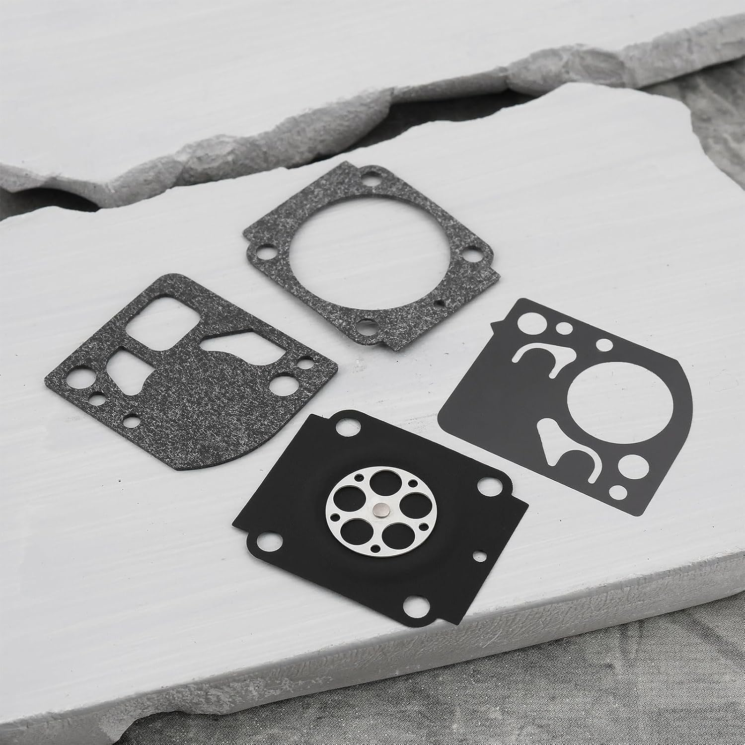 Emsea 1 Set Carburetor Kit Lawn Mower Carburetor Rebuild Kit Compatible with Stihl 4180 007 1035 HT102 HT103 FS89 FS91