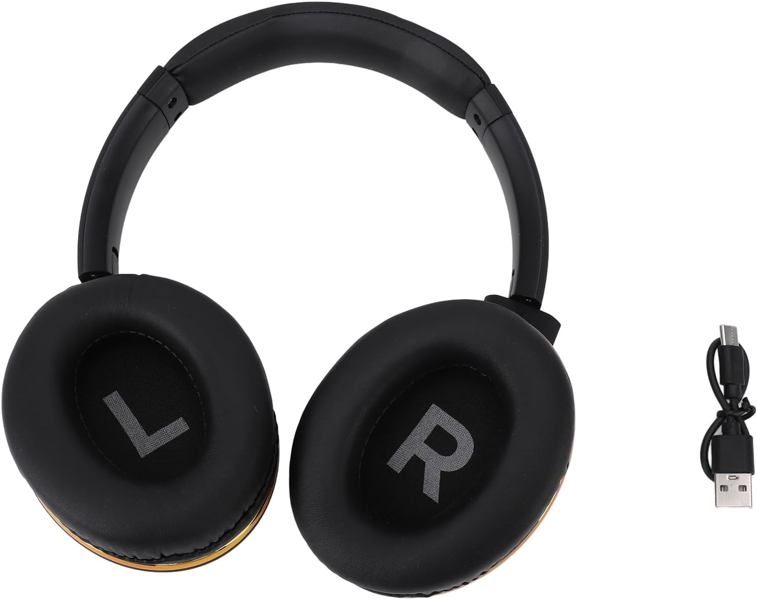 Yosoo Wireless ANC Headphone, Wireless over Ear Headset for Sports Gaming with Stable Connection, Rechargeable for Long Playback image number 5