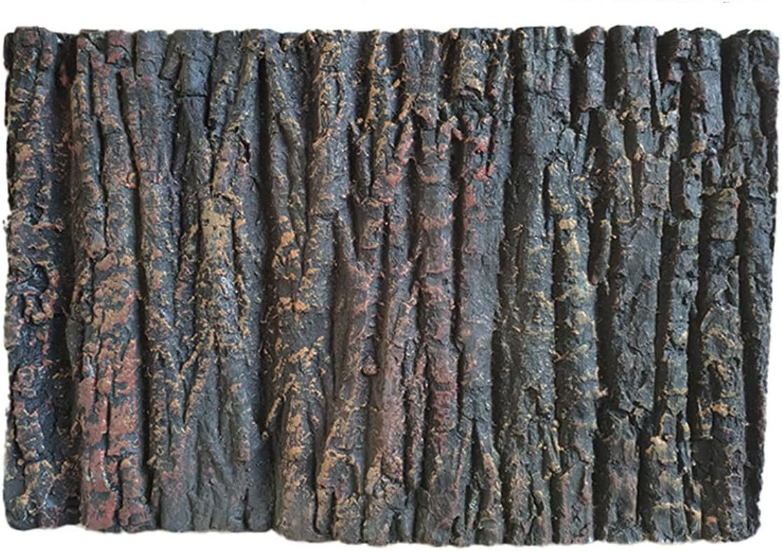 AIMALL 3D Aquarium Background Board - 17.7 X 11.02 Inches Realistic Rock Design, Decorative Fish Tank Landscape, Turtle Tank and Reptile Box Background