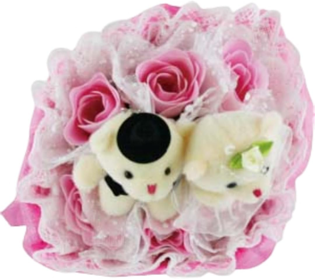 Q-FLA XZH-5 Soap Flower Bath Solution, Fragrance, Bouquet, Pink, Present, Festival, Bouquet