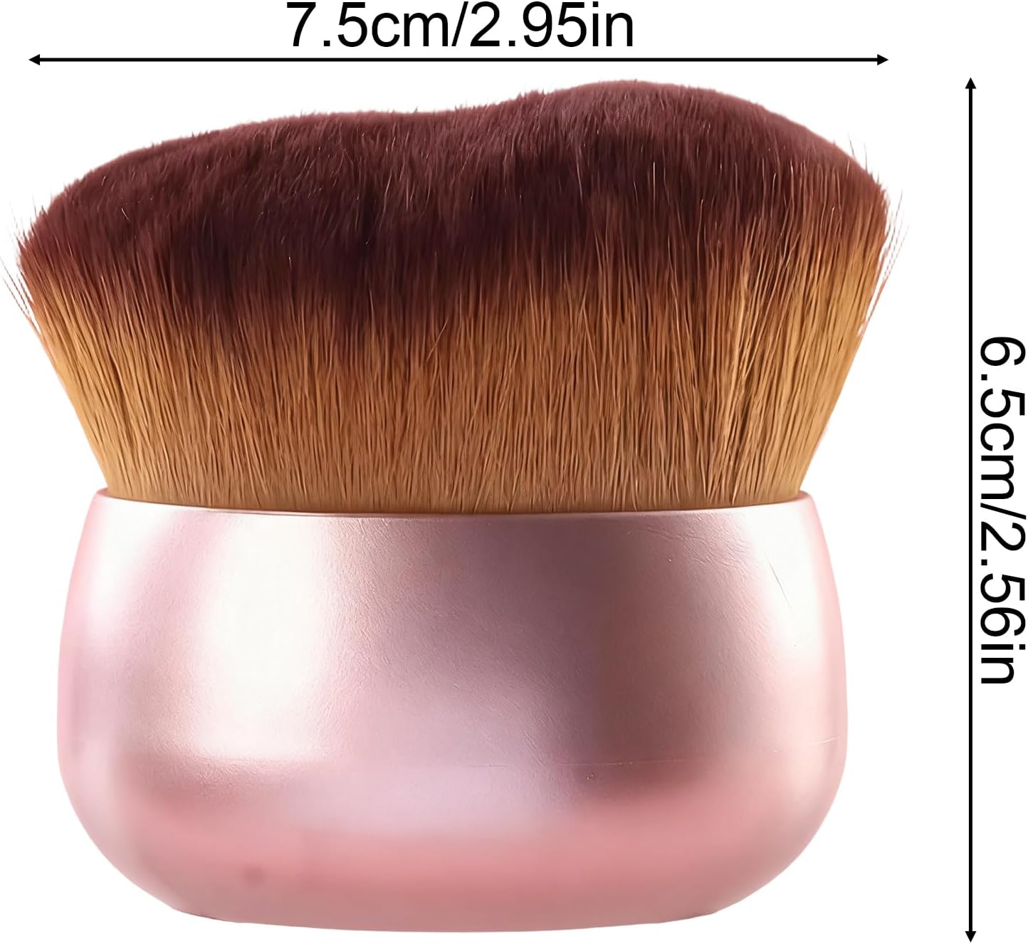 Body Bronzer Brush - Wide Head Dense Bristles 7.5Cm Width Tanning Applicator | Body Coverage Foundation Applicators for Neck Arm Leg Concealer Contouring and Others
