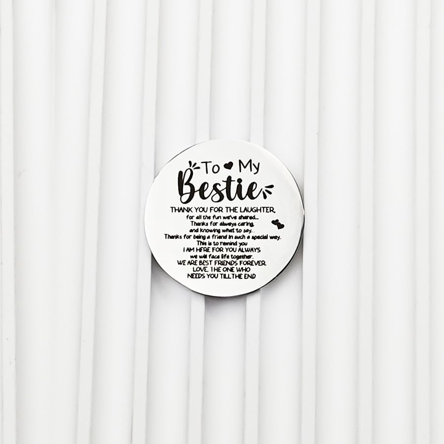 Long Distance Relationship Friendship Gifts for Women Men Pocket Hug Tokens Best Friend Christmas Valentines Day Gifts for Boyfriend Girlfriend Pocket Hug Coin Keychain - Best Fucking Mom Ever image number 4