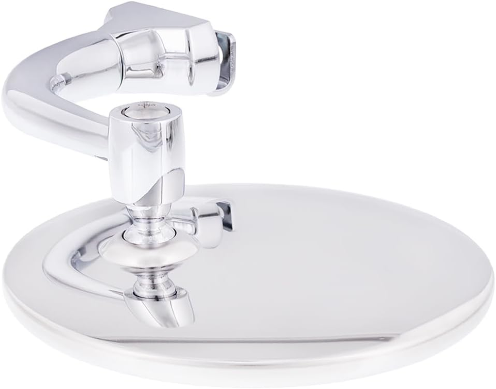 United Pacific C5001-CVX, 4" Curved Arm Peep Mirror W/Convex Mirror Glass, Door Edge Mirror, Chrome Plated, Wide Angle Vision - ONE Mirror image number 3