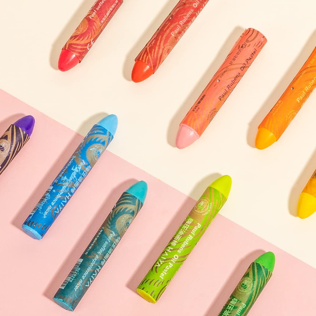 Paul Rubens Creamy Artist Oil Pastels for Artists, 72 Colors Artist Soft Oil Pastel Set Vibrant, Art Supplies for Artists, Beginners, Students, Art Painting Drawing image number 4