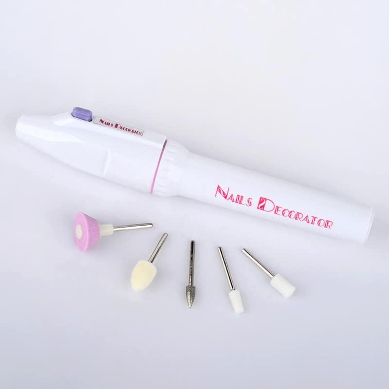 Ziyan Manicure Professional Electric Nail Cutter Nail File Set Pedicure with 5 Grinding Heads image number 4