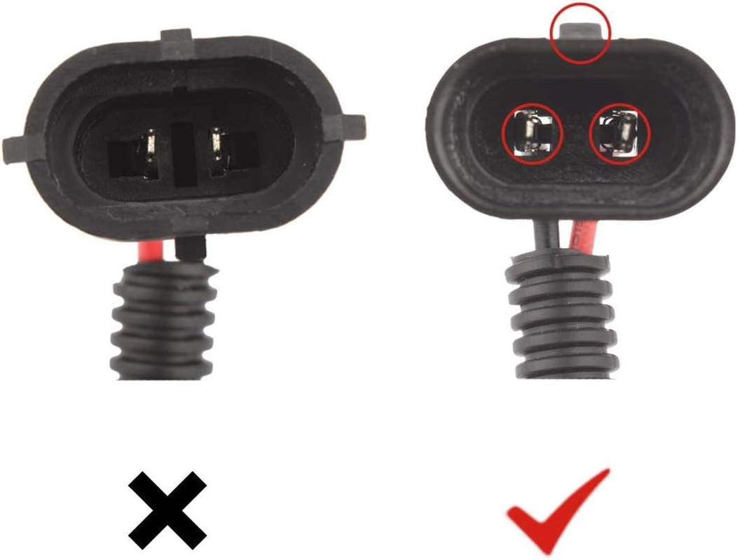TOMALL 9005 9006 to H7 LED Headlight Retrofit Wiring Harness Connector Socket Adapter 12Cm(5Inch) image number 5