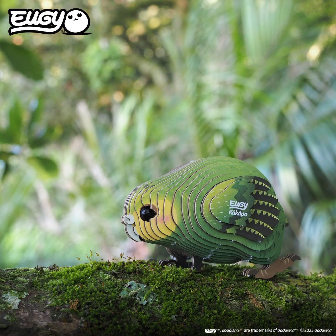 EUGY 099 Kakapo 3D Puzzle - 27 Piece Eco-Friendly Educational Toy Puzzle for Boys, Girls & Kids Ages 6+ image number 1