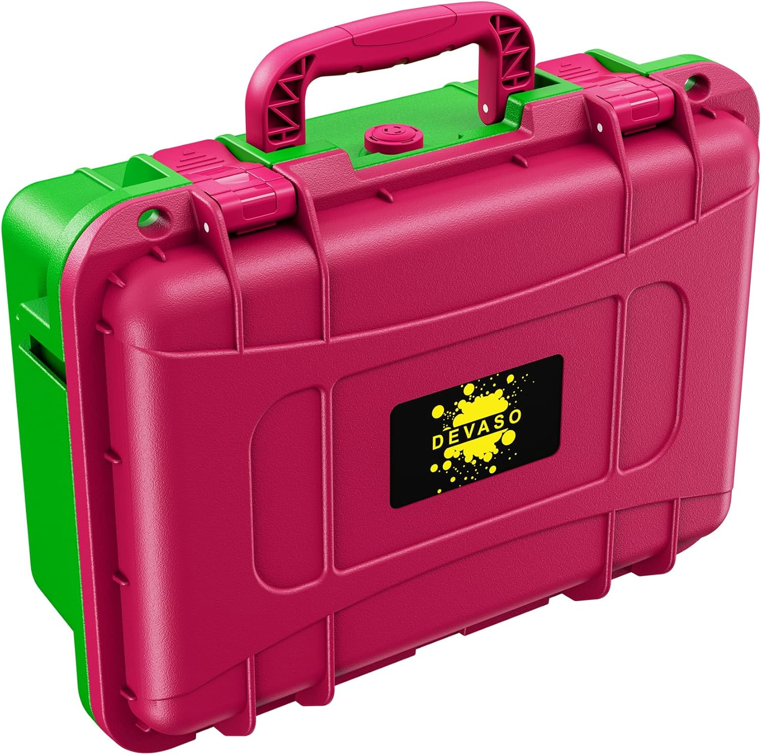 DEVASO Carrying Case for Nintendo Switch Travel Case ,Professional Deluxe Waterproof Case Soft Lining Hard Case for Nintendo Switch Console Pro Controller & Accessories (Red&Blue)