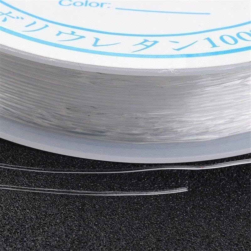 AIMALL Super Stretch Elastic Cord String Beading Crystal Line DIY Jewelry Bracelet Rope 0.6 MM image number 6