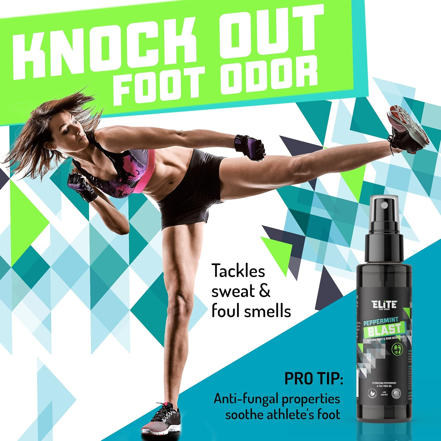 Elite Sportz Shoe Deodorizer and Spray 4 Ounces image number 4