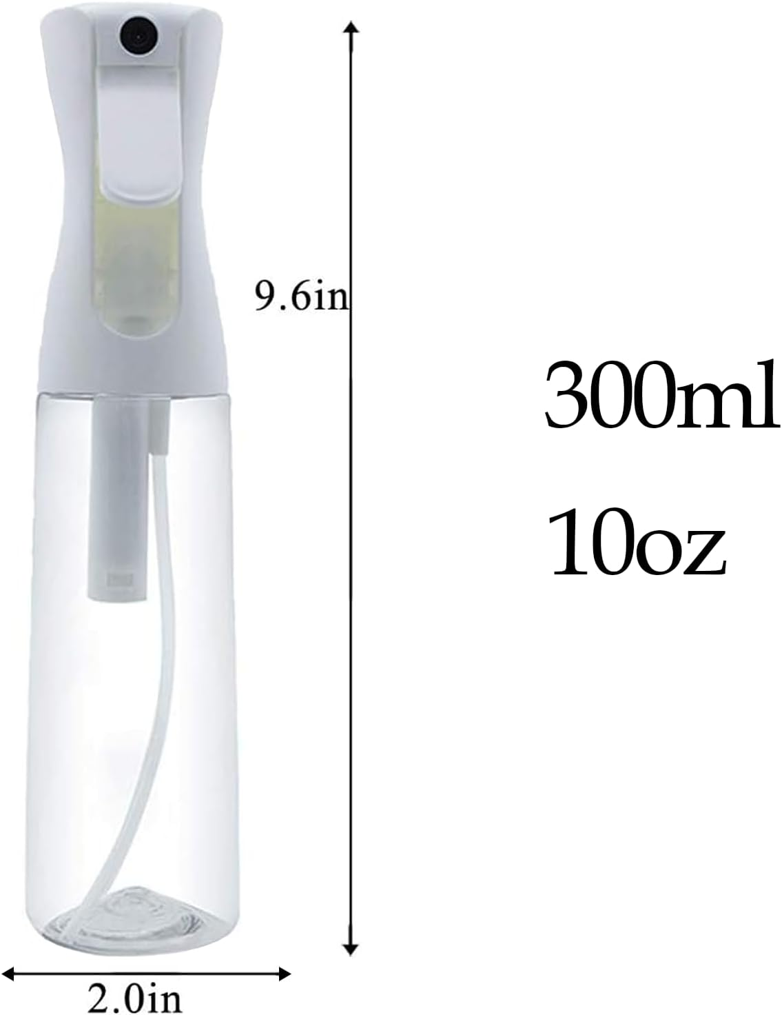 2 PCS Spray Bottles, 360-Degree Fine Mist Water Sprayer, 300Ml Moisturizing Spray Bottle, for Salon and Home Use-Fengea image number 3