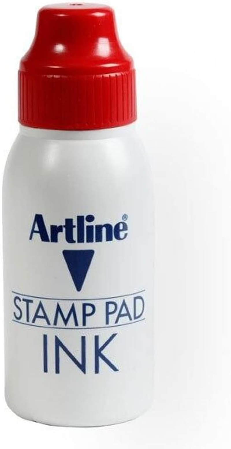 Artline, 110501, Stamp Pad Ink Refill, 50Cc, Black image number 1