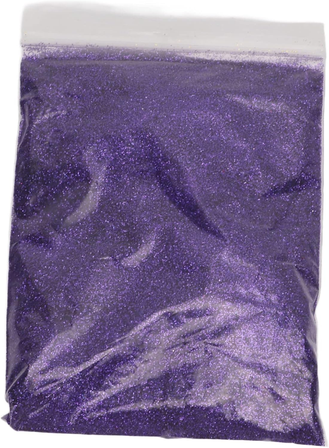 XUMIUZIY Extra Fine Glitter for Eye Makeup Shining for Nails Face - 50G Shiny Glitter, Easy Removal - Great DIY PET Material (Purple) - Green image number 5
