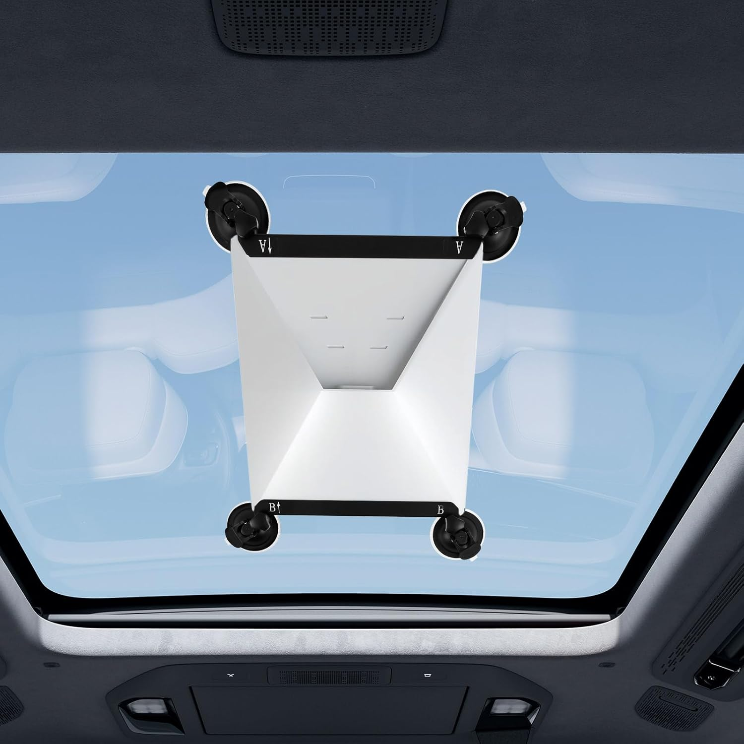 Starlink Mini Sunroof Suction Cup Mount Star Link Secure Mounting Kit for Car Windows and Sunroofs Car Roof Rack Suction Cup Bracket for RV, Boat, Truck (Set of 1)