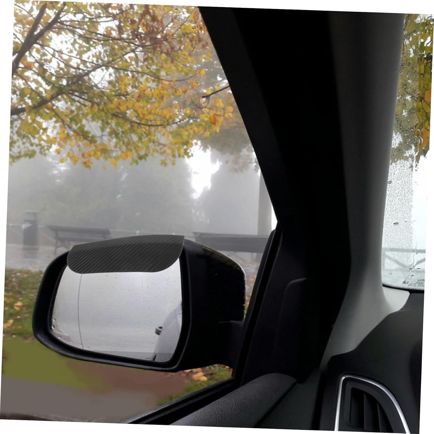 1Pair Car Rear View Mirror Rain Guards Side Mirror Visor Durable Rain Shield for Visibility Easy Installation Car Modification Accessory