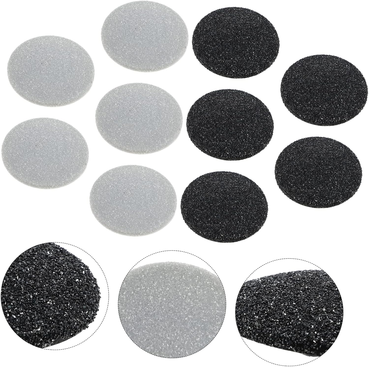 IWOWHERO 10Pcs Foot Grinder Grinding Head Pedicure Grinding Head Foot File Callus Remover Efficient Dead Skin Removal image number 5