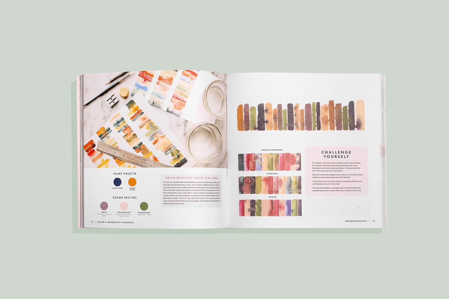 Modern Watercolor Botanicals: a Creative Workshop in Watercolor, Gouache, & Ink image number 1