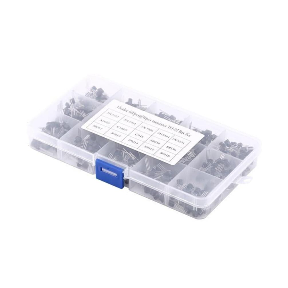 Mobestech Silicon Assortment Kit 600Pcs To-92 Assortment Triode Box Basic Electronic Component image number 1