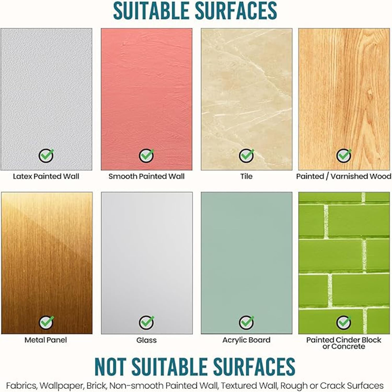 10Pcs Sawtooth Picture Hangers, Damage Free Hanging Frame Hangers, Wire Back Picture Frame Hanger, 12 Removable Adhesive Strips, No Nails Picture Wall Hooks for Home Bathroom Kitchen Closet