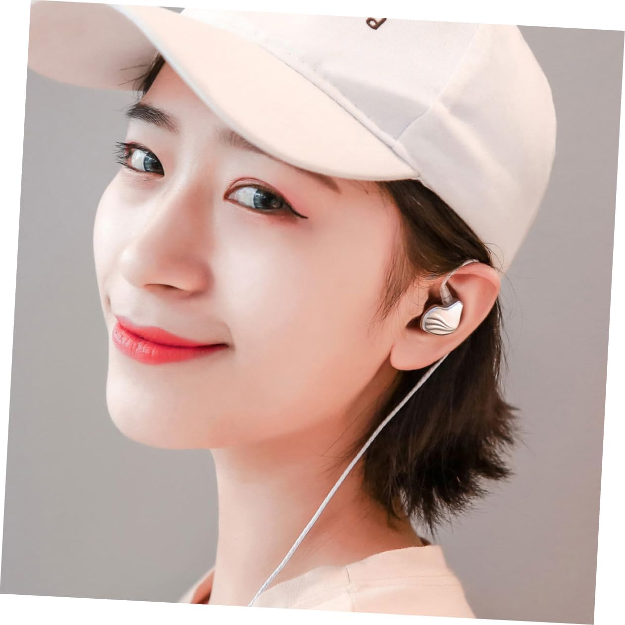 FUNNETOYU Plug in Ear Wired Earphones with Mic High Fidelity Heavy Bass Headphones for Phone Tablet Computer TPE Cable Volume Control and Music Playback Functions image number 6