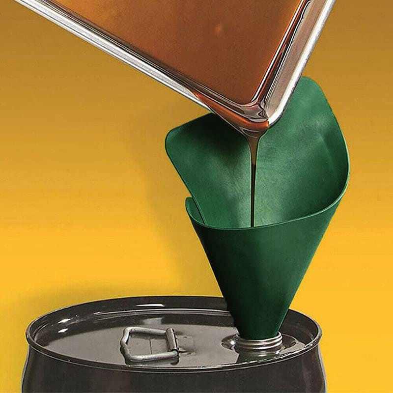 AIMALL S/L Flexible Longer Engine Oil Funnel Car Refueling Draining Tool General Draining Foldable Reusable PU Sheet for Cars Trucks Atvs image number 1