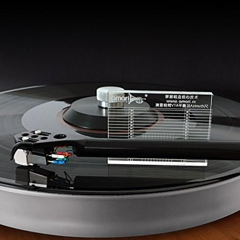 Nobsound Hi-Fi Tonearm VTA & Cartridge Azimuth Alignment Ruler Headshell Alignment Block image number 4