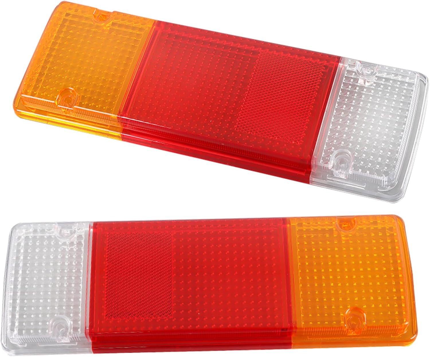 Tail Light LENS PAIR Replacement for Toyota Hilux 05-11 Replacement for Landcruiser 75-79 Series Tray Ute