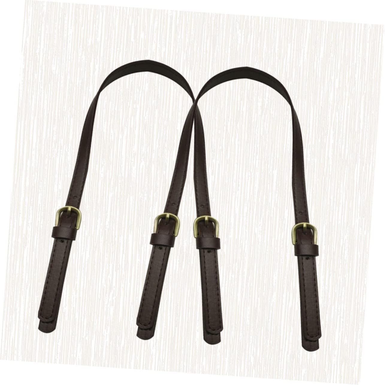 OHPHCALL 2Pcs Synthetic Leather Bag Strap Handbag Belt for Women Clutch Pouch Shoulder Bag Replacement Accessories image number 6