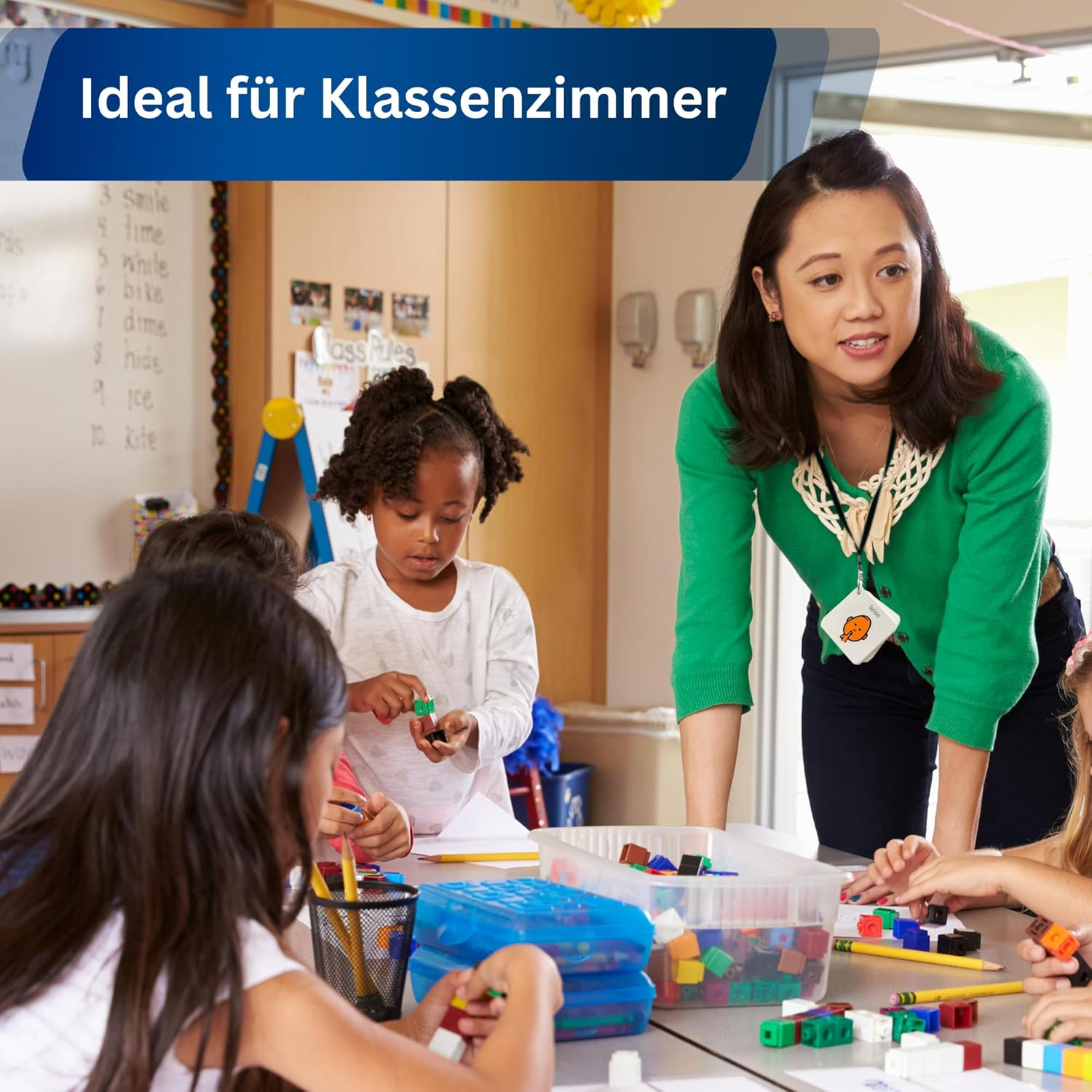 Plastic Visual Behaviour Keyring (German) image number 1