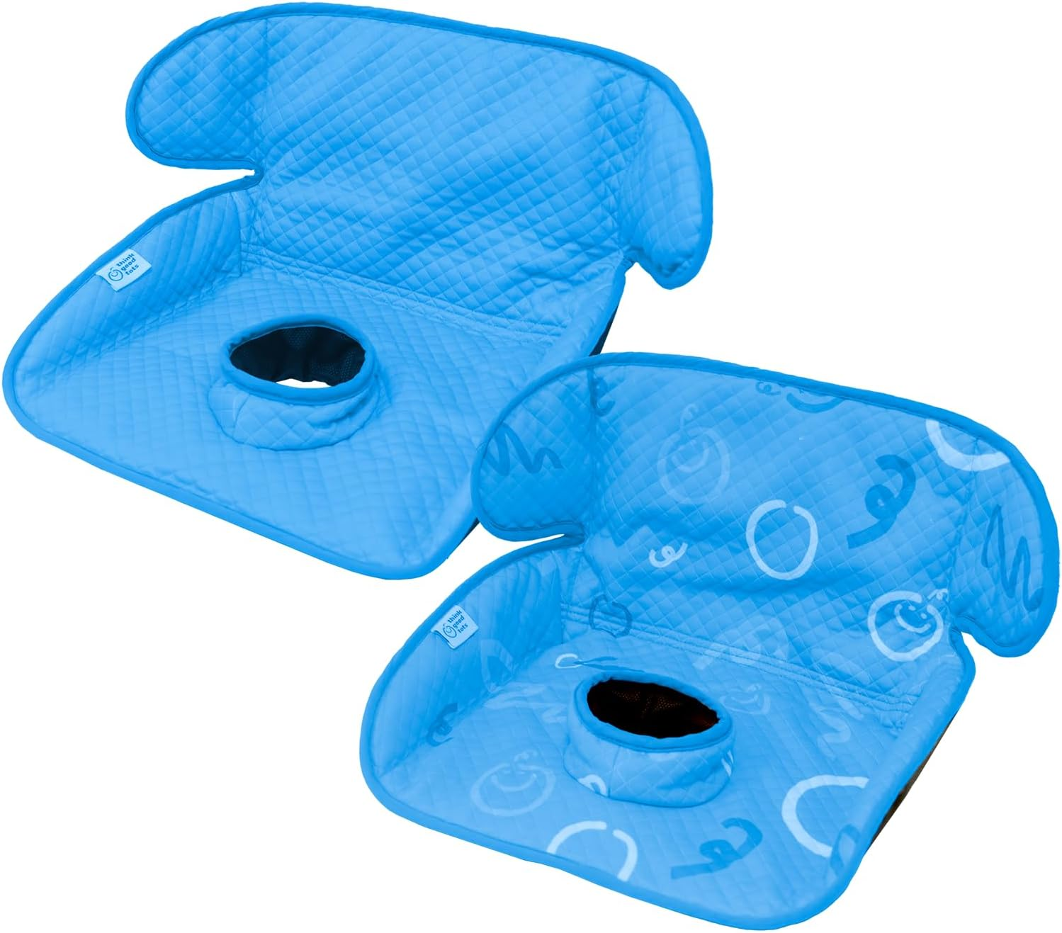 Pink Piddle Pad 2-Pack &ndash; Waterproof Car Seat & Stroller Protector for Potty Training Toddlers & Babies, Machine Washable, Anti-Slip Backing, Universal Fit