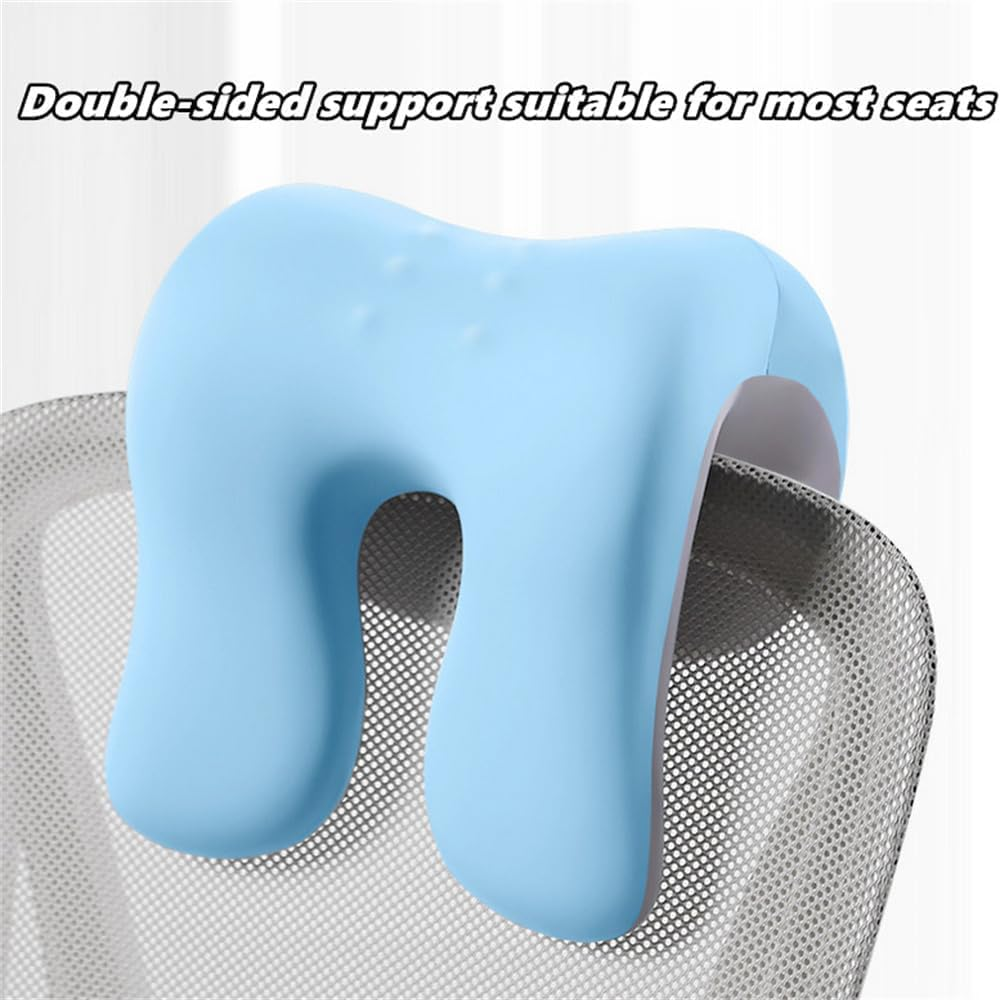 Side Sleeper Pillow with Arm Holes &ndash; Ergonomic Cervical Support for Neck & Shoulder Pain Relief | High-Density Foam | Rotator Cuff & Spine Alignment | Blue Pillow for Adults image number 4