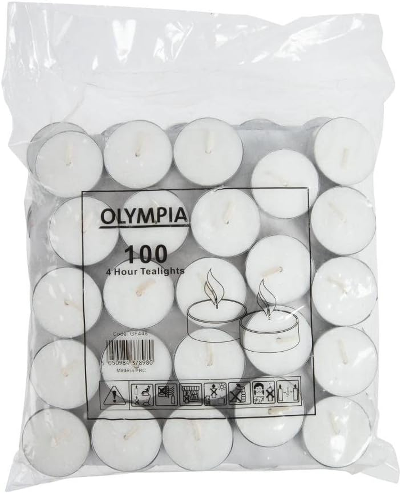 Olympia 4 Hour Tealight, Bag of 100 image number 1