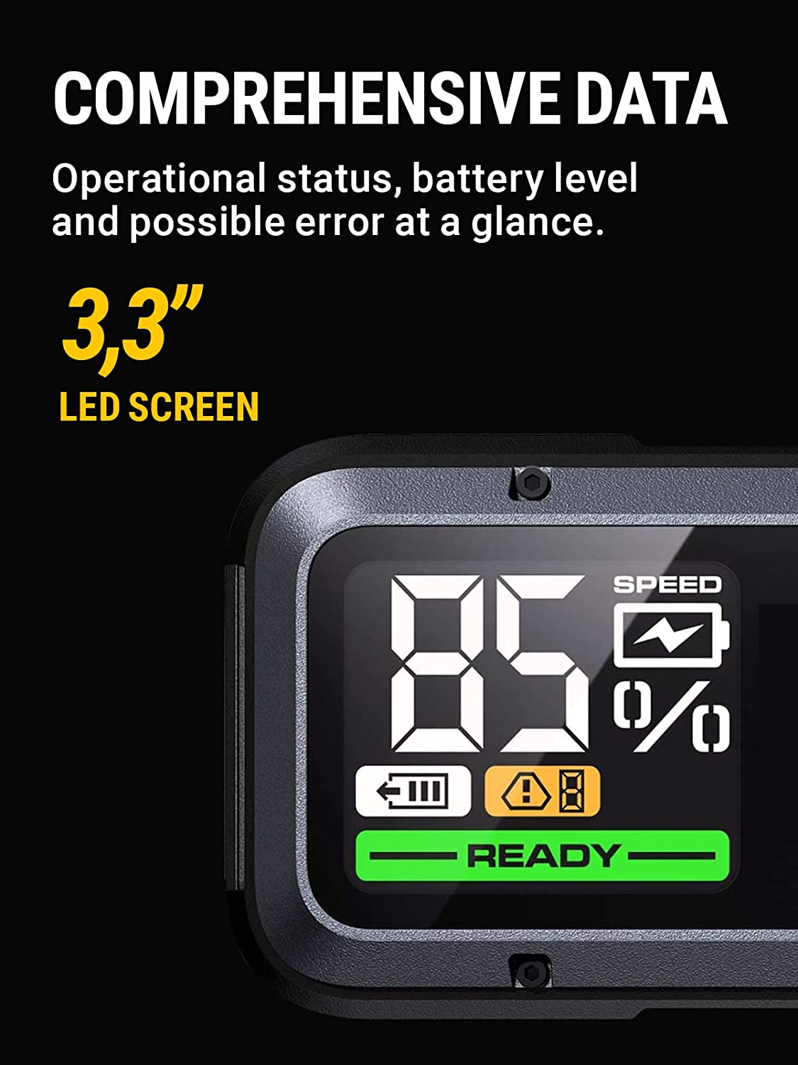 HULKMAN Alpha85 Smart Jump Starter 2000 Amp 20000Mah Car Starter for up to 8.5L Gas and 6L Diesel Engines with Boost Function for Totally Dead Battery 12V Lithium Portable Car Battery Booster Pack image number 5