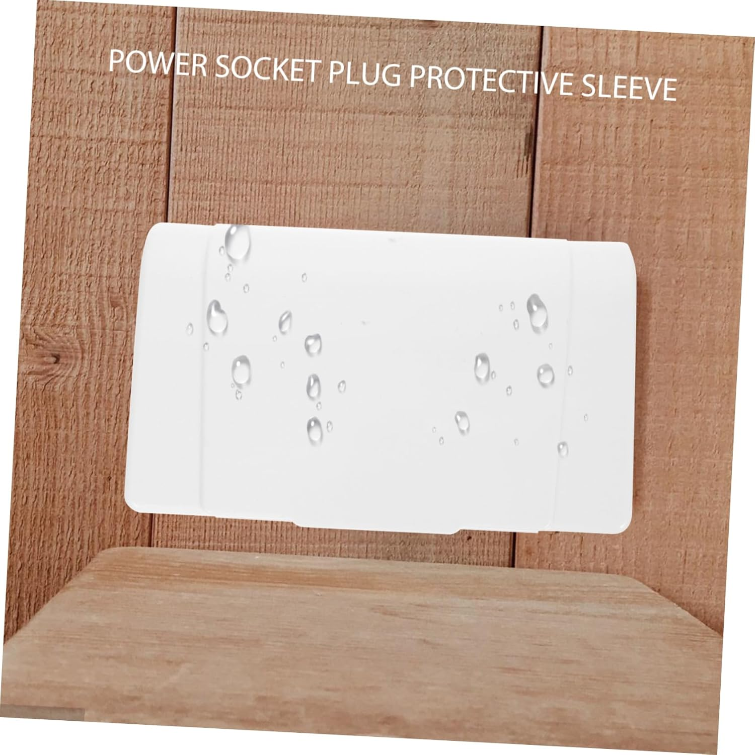 BUGUUYO Waterproof Socket Box Outlet Covers Power Outlet Cover Weatherproof Outlet Cover Electrical Outlet Cover Outdoor Socket Covers Receptacle Cover White Plastic Switch Electrical Box image number 6
